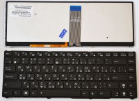 Клавиатура Asus Eee PC 1201 1215 1225 UL20 черная с рамкой