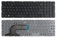 Клавиатура HP Pavilion 15-e, 15-n, G3 250, G3 255, G3 256 черная без рамки