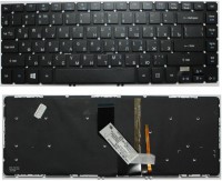 Клавиатура Acer Aspire V5-473G V7-481 черная, с подсветкой