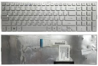 Клавиатура Acer Aspire 5943, 5943G, 5950, 5950G, 8943, 8943G, 8950, 8950G серебристая
