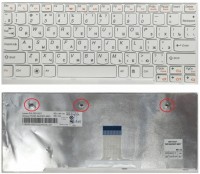 Клавиатура Lenovo IdeaPad S10-3 белая