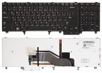 Клавиатура Dell Latitude E6520, E6530, Precision M4600, M4700, M6600, M6700 черная