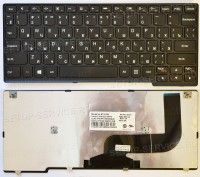 Клавиатура Lenovo IdeaPad S210, S210T, YOGA13 черная, без рамки