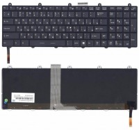 Клавиатура для MSI GT780 GT783 черная с подсветкой