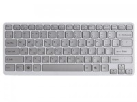 Клавиатура Sony Vaio VPC-CA, серебристая, рамка белая, с подсветкой