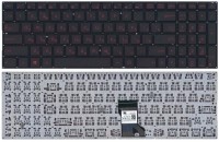 Клавиатура Asus N541L Q501L черная, с подсветкой