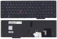 Клавиатура Lenovo Yoga 15 черная с подсветкой