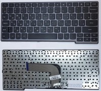 Клавиатура Lenovo Yoga 2 11, A10, A10-ANI, A10-NTH, A10-NTW черная, рамка серая