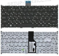 Клавиатура Acer Aspire S3, S3-391, S3-951, S5-391, V5-121, V5-122P, V5-171; Aspire One B113, 725 черная