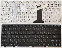 Клавиатура Asus Eee PC 1011, 1015, X101 черная, без рамки