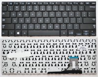 Клавиатура Samsung NP530U3B, NP530U3C, NP535U3C черная, английские буквы