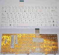Клавиатура Asus Eee PC 1011, 1015, X101 белая, без рамки