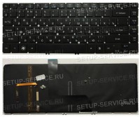 Клавиатура Acer Aspire M3-481, M5-481, M5-481G, M5-481T, M5-481TG черная с подсветкой