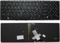 Клавиатура Acer Aspire V5-531, V5-571, M3-581, M5-581 черная, с подсветкой