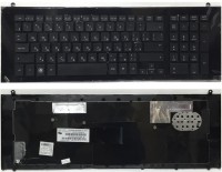 Клавиатура HP Probook 4720 черная, с рамкой