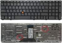 Клавиатура HP EliteBook 8760w серая, без рамки, с поинтером