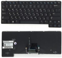 Клавиатура Dell E6430u черная с рамкой, с поинтером, с подсветкой