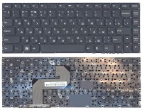 Клавиатура Lenovo IdeaPad U400 черная без рамки