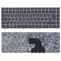 Клавиатура HP Probook 4330S, 4331S черная, рамка серебристая