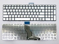 Клавиатура HP Pavilion 15-ab 17-g серебристая, без рамки, с подсветкой