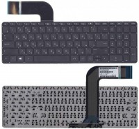 Клавиатура HP Pavilion 15-v 15-p 17-f черная без рамки, с подсветкой