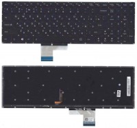 Клавиатура Lenovo Y50-70 Y70-70 черная, с подсветкой