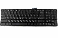 Клавиатура MSI GE60 GE70 черная, с рамкой