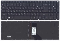 Клавиатура Acer Aspire E5-573 E5-575 E5-532 E5-722 E5-772 V3-574G черная с подсветкой