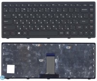 Клавиатура Lenovo IdeaPad G400S черная, рамка черная