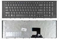 Клавиатура Sony Vaio VPC-EJ черная с рамкой