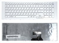 Клавиатура Sony Vaio VPC-EJ белая без рамки