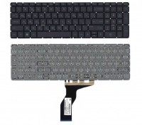 Клавиатура HP Pavilion 15-ab 17-g Omen 15-ax 15-cb черная, зеленые кнопки, без рамки