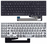 Клавиатура Asus YX560, YX560UD, X560UD черная, без рамки