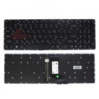 Клавиатура Acer Aspire VX5-591G, VX5-591, VX15, VN7-593 черная, с подсветкой