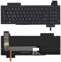 Клавиатура Asus ROG Strix GL503, GL503V, GL503VD черная, с подсветкой
