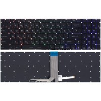 Клавиатура MSI GE63VR, GE73VR черная, RGB подсветка