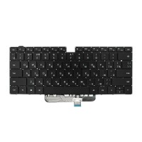 Клавиатура Huawei D14 MagicBook HBL-W29 черная, плоский Enter, с подсветкой